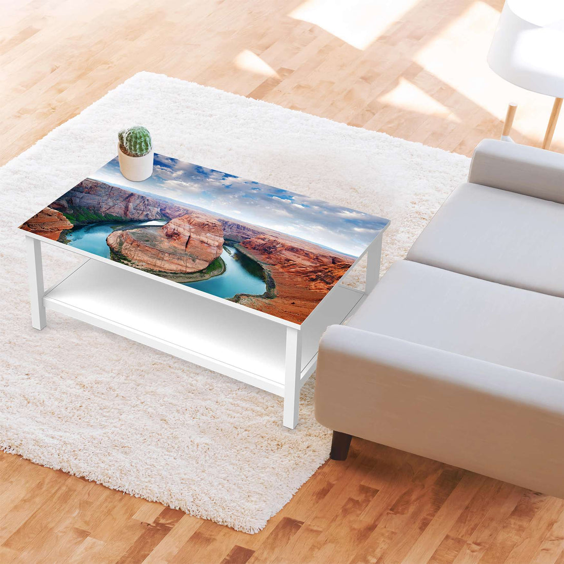 Möbelfolie Grand Canyon - IKEA Hemnes Couchtisch 118x75 cm - Wohnzimmer