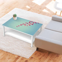 Möbelfolie Ikebana für Anfänger - IKEA Hemnes Couchtisch 118x75 cm - Wohnzimmer