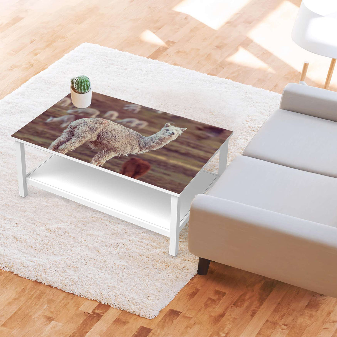 Möbelfolie Pako - IKEA Hemnes Couchtisch 118x75 cm - Wohnzimmer