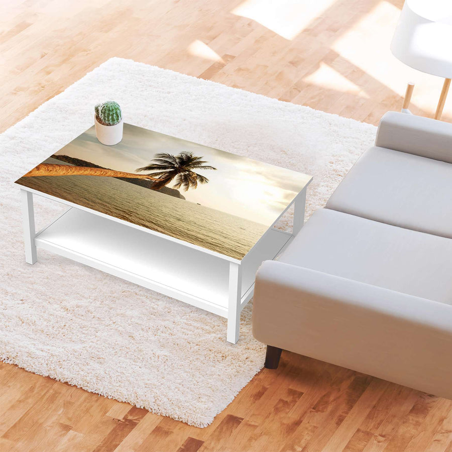 Möbelfolie Paradise - IKEA Hemnes Couchtisch 118x75 cm - Wohnzimmer