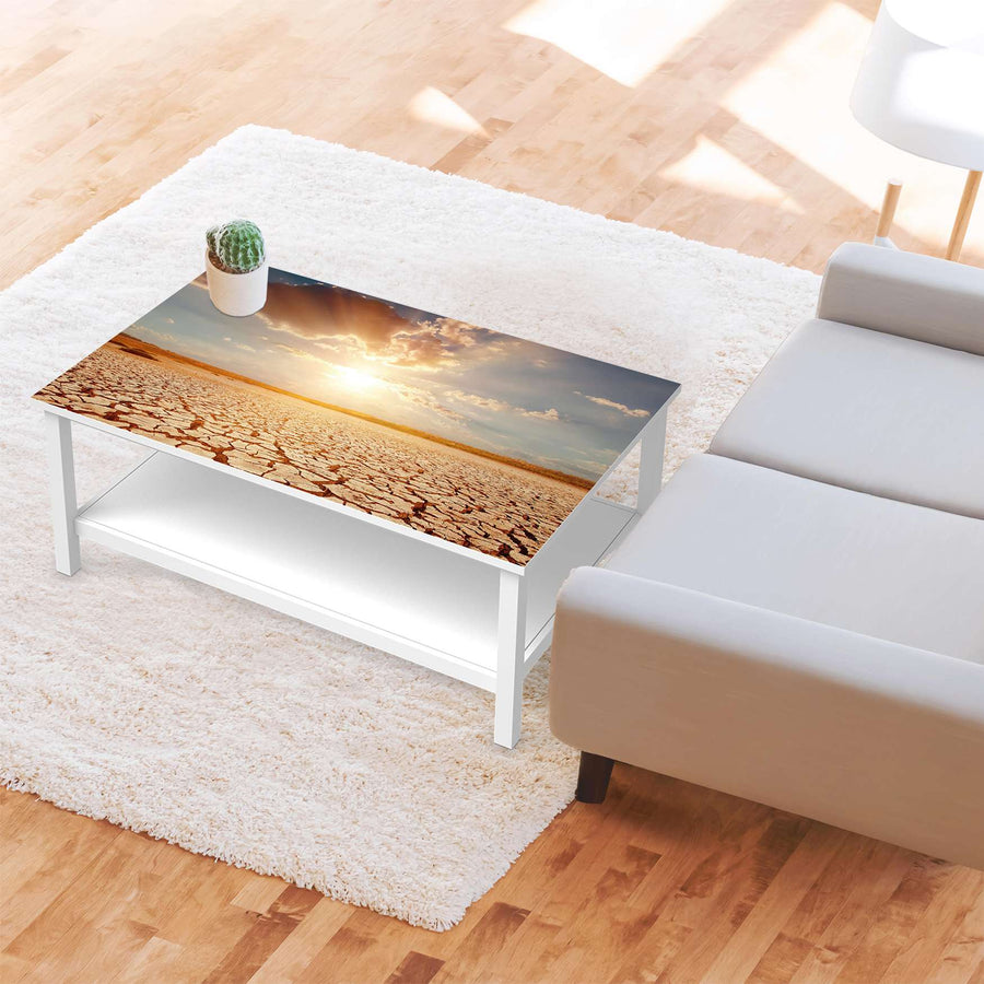 Möbelfolie Savanne - IKEA Hemnes Couchtisch 118x75 cm - Wohnzimmer