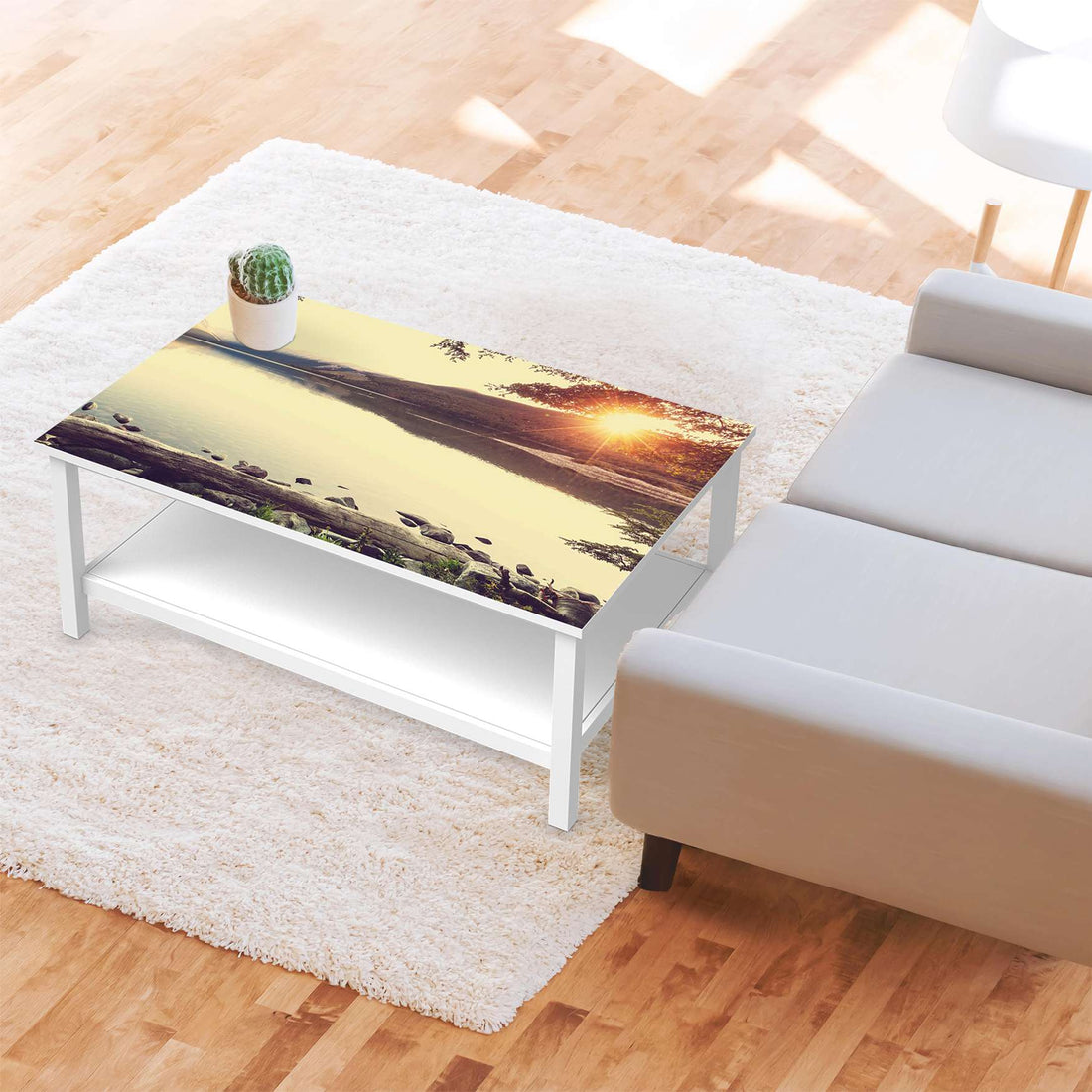 Möbelfolie Seaside Dreams - IKEA Hemnes Couchtisch 118x75 cm - Wohnzimmer