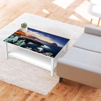 Möbelfolie Seaside - IKEA Hemnes Couchtisch 118x75 cm - Wohnzimmer
