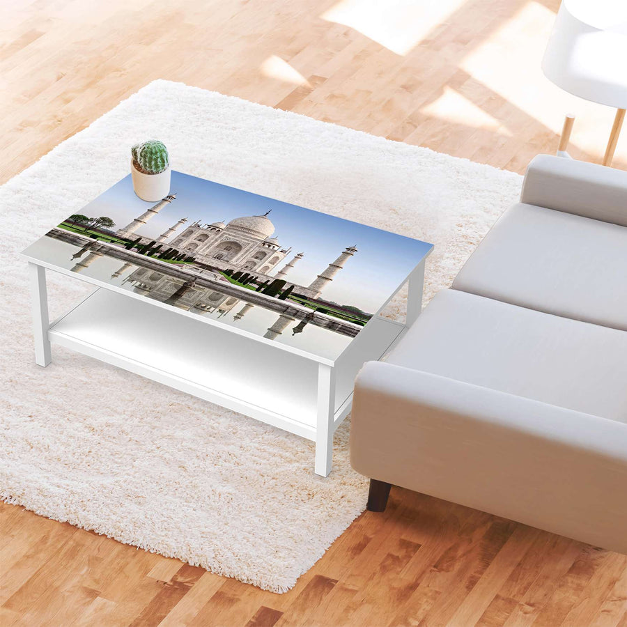 Möbelfolie Taj Mahal - IKEA Hemnes Couchtisch 118x75 cm - Wohnzimmer