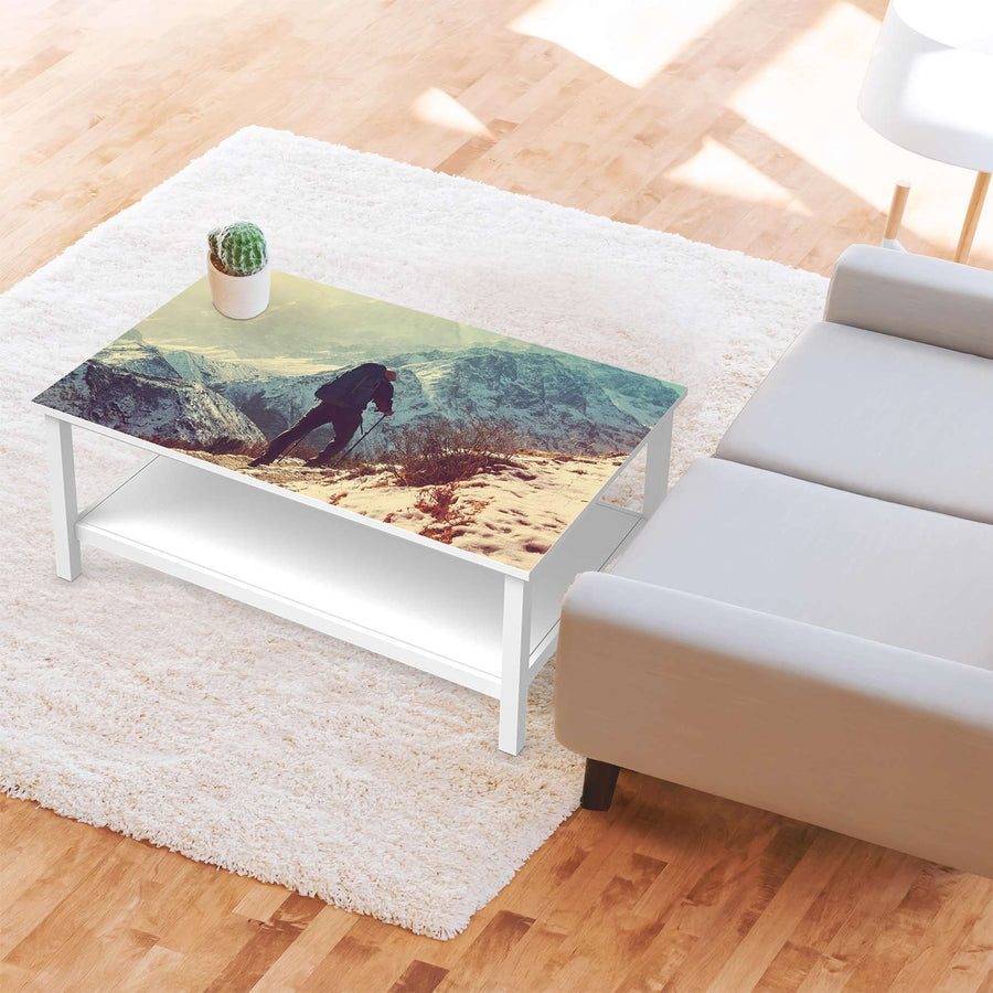 Möbelfolie The sky is the limit - IKEA Hemnes Couchtisch 118x75 cm - Wohnzimmer