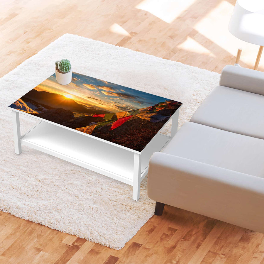 Möbelfolie Tibet - IKEA Hemnes Couchtisch 118x75 cm - Wohnzimmer