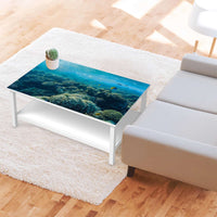 Möbelfolie Underwater World - IKEA Hemnes Couchtisch 118x75 cm - Wohnzimmer