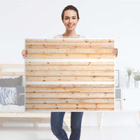 Möbelfolie Bright Planks - IKEA Hemnes Kommode 3 Schubladen - Folie
