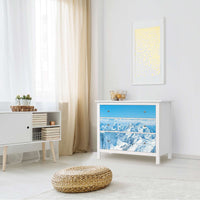 Möbelfolie Himalaya - IKEA Hemnes Kommode 3 Schubladen - Wohnzimmer