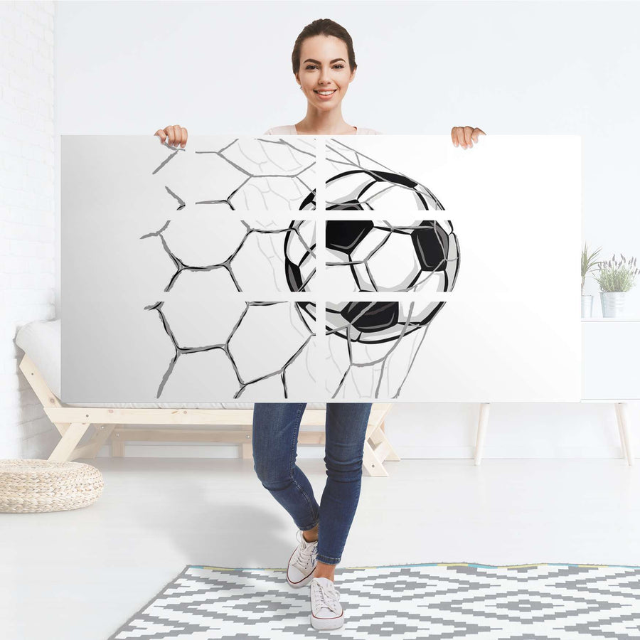 Möbelfolie Eingenetzt - IKEA Hemnes Kommode 8 Schubladen - Folie