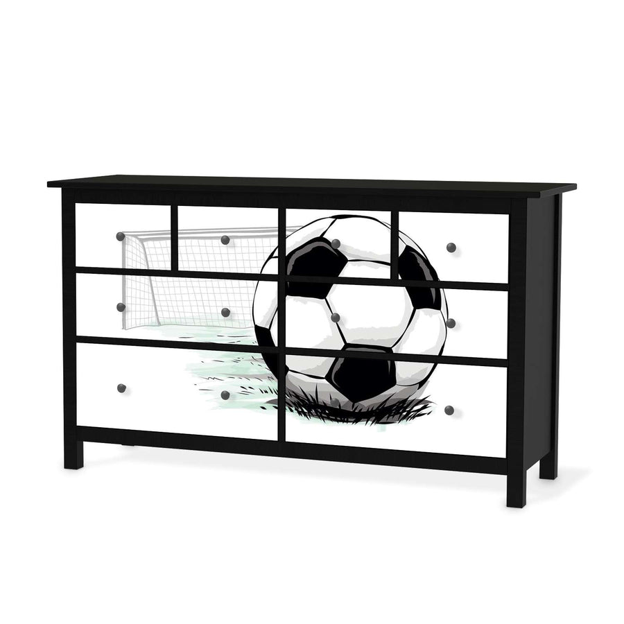 Möbelfolie Freistoss - IKEA Hemnes Kommode 8 Schubladen - schwarz