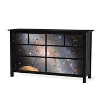 Möbelfolie Milky Way - IKEA Hemnes Kommode 8 Schubladen - schwarz