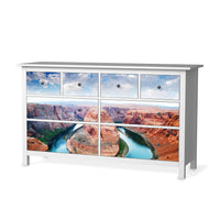 Möbelfolie Grand Canyon - IKEA Hemnes Kommode 8 Schubladen  - weiss