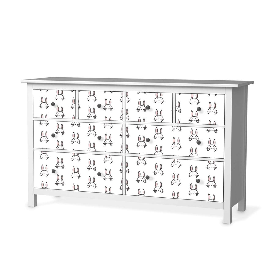 Möbelfolie Hoppel - IKEA Hemnes Kommode 8 Schubladen  - weiss