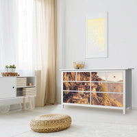 Möbelfolie Bhutans Paradise - IKEA Hemnes Kommode 8 Schubladen - Wohnzimmer