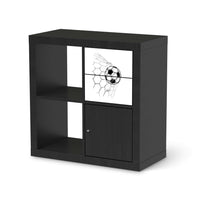 Möbelfolie IKEA Eingenetzt - IKEA Expedit Regal Schubladen - schwarz