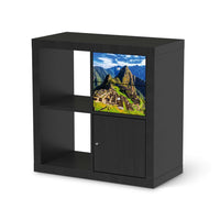 Möbelfolie IKEA Machu Picchu - IKEA Expedit Regal Schubladen - schwarz