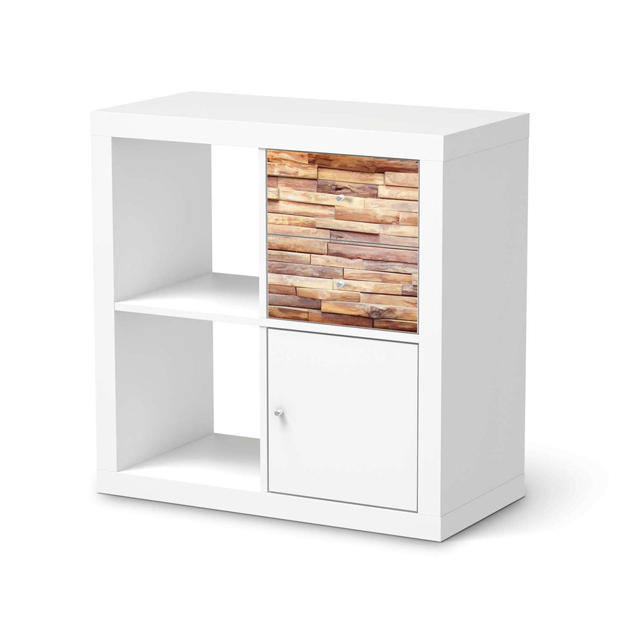 Möbelfolie IKEA Artwood - IKEA Expedit Regal Schubladen  - weiss