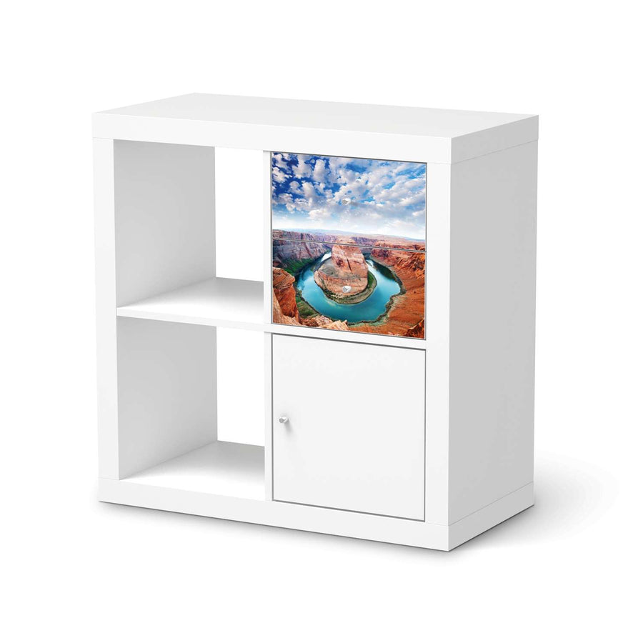 Möbelfolie IKEA Grand Canyon - IKEA Expedit Regal Schubladen  - weiss