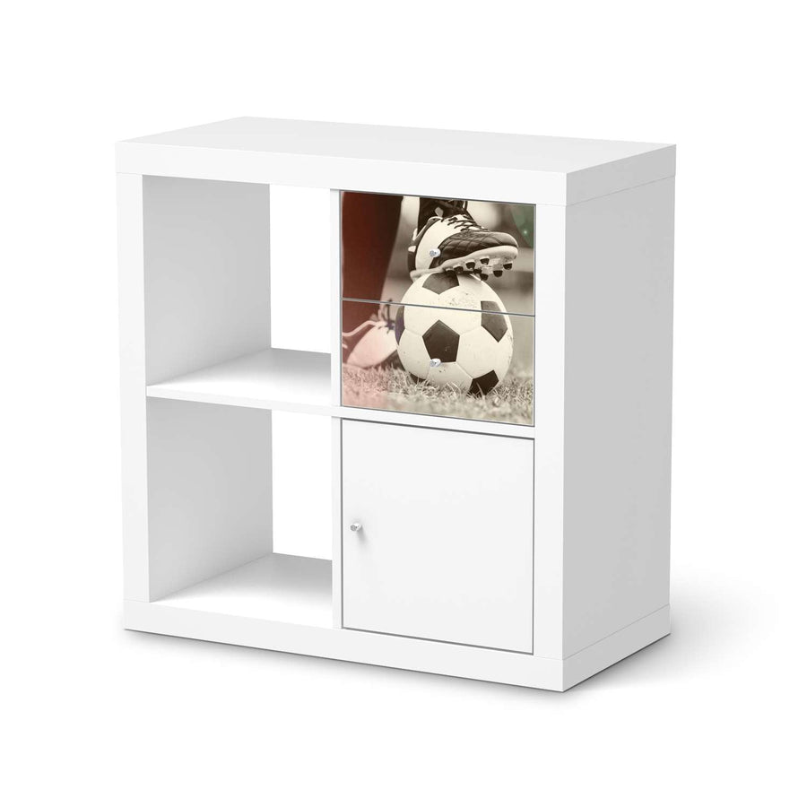 Möbelfolie IKEA Kick it - IKEA Expedit Regal Schubladen  - weiss