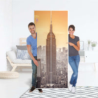 Möbelfolie IKEA Empire State Building - IKEA Pax Schrank 236 cm Höhe - 2 Türen - Folie