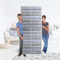 Möbelfolie IKEA Greyhound - IKEA Pax Schrank 236 cm Höhe - 2 Türen - Folie
