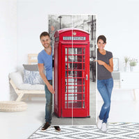 Möbelfolie IKEA Phone Box - IKEA Pax Schrank 236 cm Höhe - 2 Türen - Folie