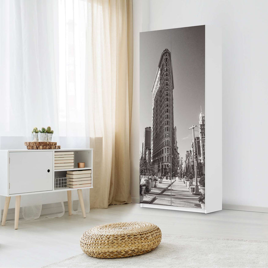 Möbelfolie IKEA Manhattan - IKEA Pax Schrank 236 cm Höhe - 2 Türen - Schlafzimmer