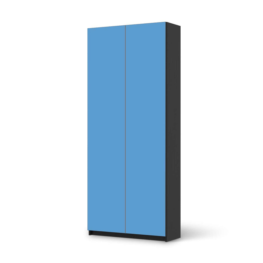 Möbelfolie IKEA Blau Light - IKEA Pax Schrank 236 cm Höhe - 2 Türen - schwarz