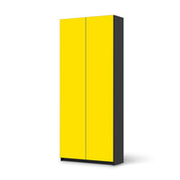 Möbelfolie IKEA Gelb Dark - IKEA Pax Schrank 236 cm Höhe - 2 Türen - schwarz