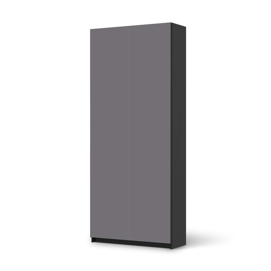 Möbelfolie IKEA Grau Light - IKEA Pax Schrank 236 cm Höhe - 2 Türen - schwarz
