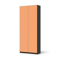 Möbelfolie IKEA Orange Light - IKEA Pax Schrank 236 cm Höhe - 2 Türen - schwarz