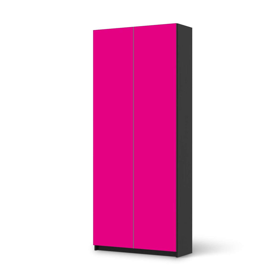 Möbelfolie IKEA Pink Dark - IKEA Pax Schrank 236 cm Höhe - 2 Türen - schwarz