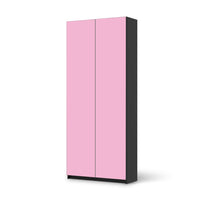 Möbelfolie IKEA Pink Light - IKEA Pax Schrank 236 cm Höhe - 2 Türen - schwarz