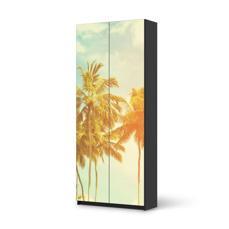 Möbelfolie IKEA Sun Flair - IKEA Pax Schrank 236 cm Höhe - 2 Türen - schwarz
