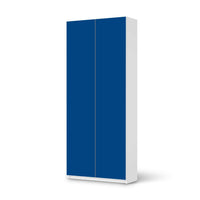 Möbelfolie IKEA Blau Dark - IKEA Pax Schrank 236 cm Höhe - 2 Türen - weiss