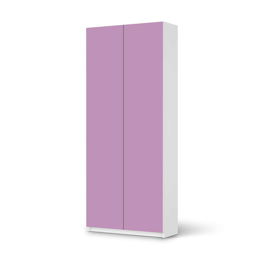 Möbelfolie IKEA Flieder Light - IKEA Pax Schrank 236 cm Höhe - 2 Türen - weiss