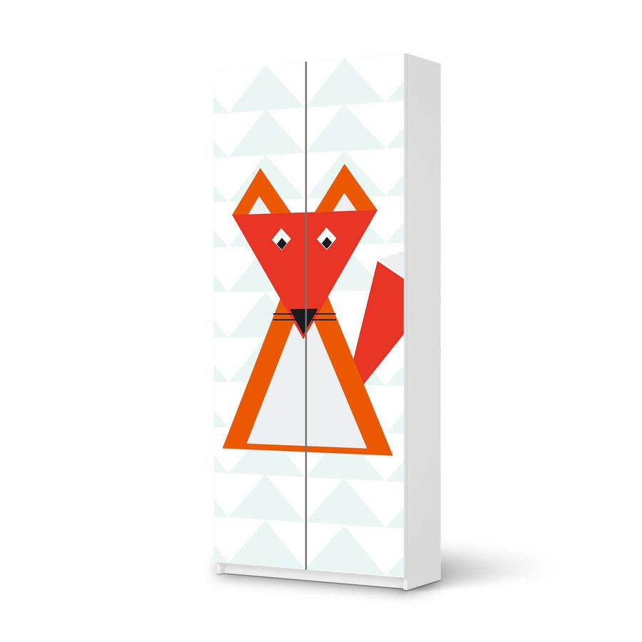 Möbelfolie IKEA Füchslein - IKEA Pax Schrank 236 cm Höhe - 2 Türen - weiss