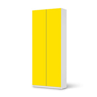 Möbelfolie IKEA Gelb Dark - IKEA Pax Schrank 236 cm Höhe - 2 Türen - weiss