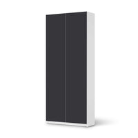 Möbelfolie IKEA Grau Dark - IKEA Pax Schrank 236 cm Höhe - 2 Türen - weiss