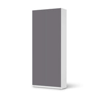Möbelfolie IKEA Grau Light - IKEA Pax Schrank 236 cm Höhe - 2 Türen - weiss
