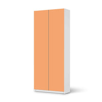 Möbelfolie IKEA Orange Light - IKEA Pax Schrank 236 cm Höhe - 2 Türen - weiss