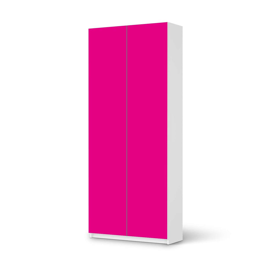 Möbelfolie IKEA Pink Dark - IKEA Pax Schrank 236 cm Höhe - 2 Türen - weiss
