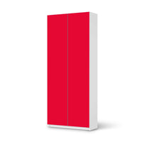 Möbelfolie IKEA Rot Light - IKEA Pax Schrank 236 cm Höhe - 2 Türen - weiss