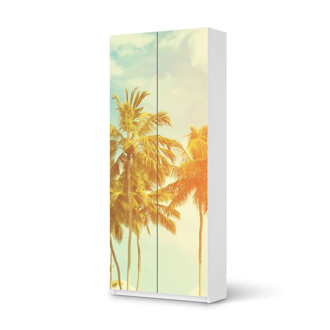 Möbelfolie IKEA Sun Flair - IKEA Pax Schrank 236 cm Höhe - 2 Türen - weiss