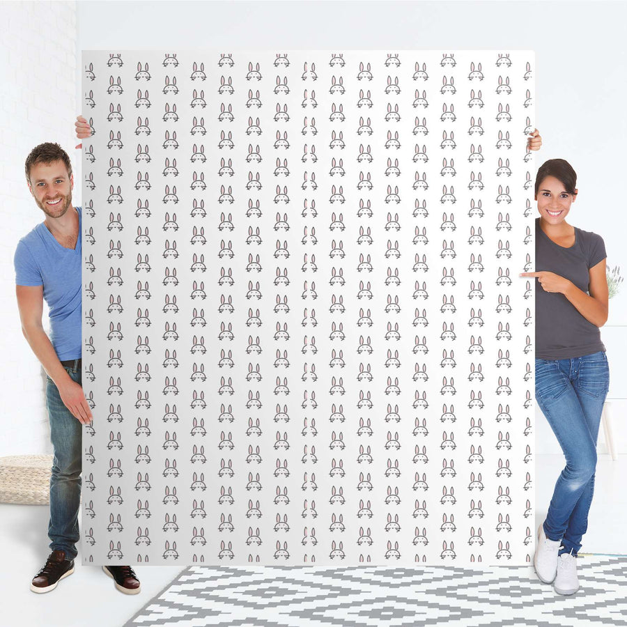 Möbelfolie IKEA Hoppel - IKEA Pax Schrank 236 cm Höhe - Schiebetür - Folie