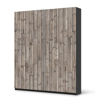 Möbelfolie IKEA Dark washed - IKEA Pax Schrank 236 cm Höhe - Schiebetür - schwarz