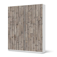 Möbelfolie IKEA Dark washed - IKEA Pax Schrank 236 cm Höhe - Schiebetür - weiss