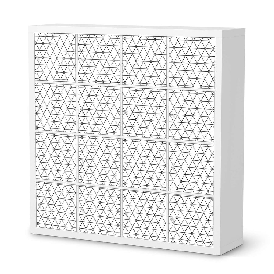 Möbelfolie Mediana - IKEA Kallax Regal 16 Türen  - weiss