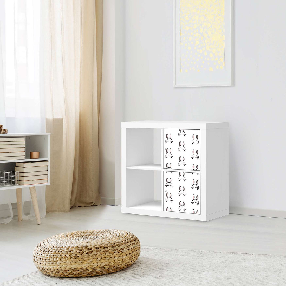 Möbelfolie Hoppel - IKEA Kallax Regal 2 Türen Hoch - Kinderzimmer